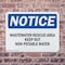 Signmission Wastewater Reuse Area Keep Out Non-Potable Water OSHA Notice Sign, Plastic, 10in W x 7in L, 2PK OS-2PACK-NS-P-710-L-18960 - alternate 3